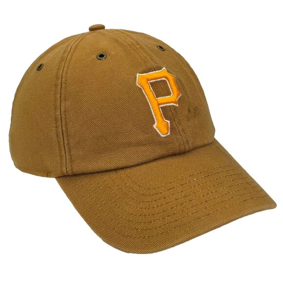 Pittsburgh Pirates Carhartt Baseball Hat Cap Beige '47 Brand OSFA Genuine MLB - Picture 1 of 8